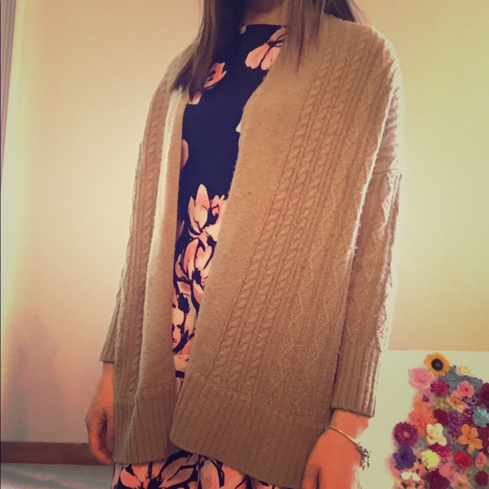 Max Studio cocoon wrap sweater/cardigan
